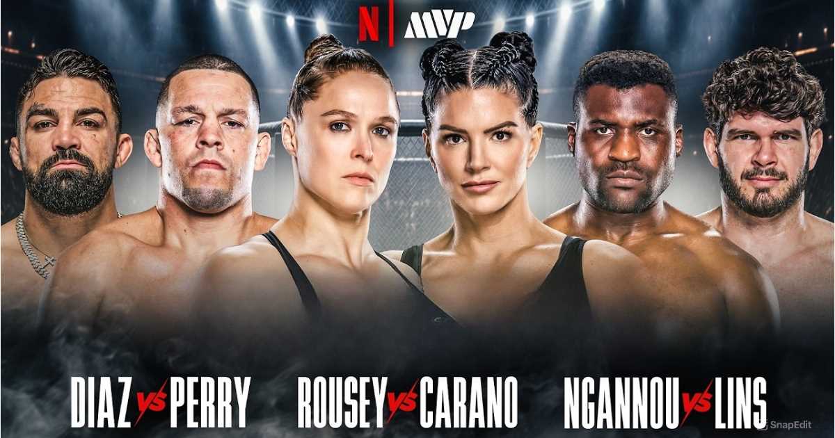 Прямая трансляция турнира MVP MMA 1 с боями Нганну, Роузи и Диаса
